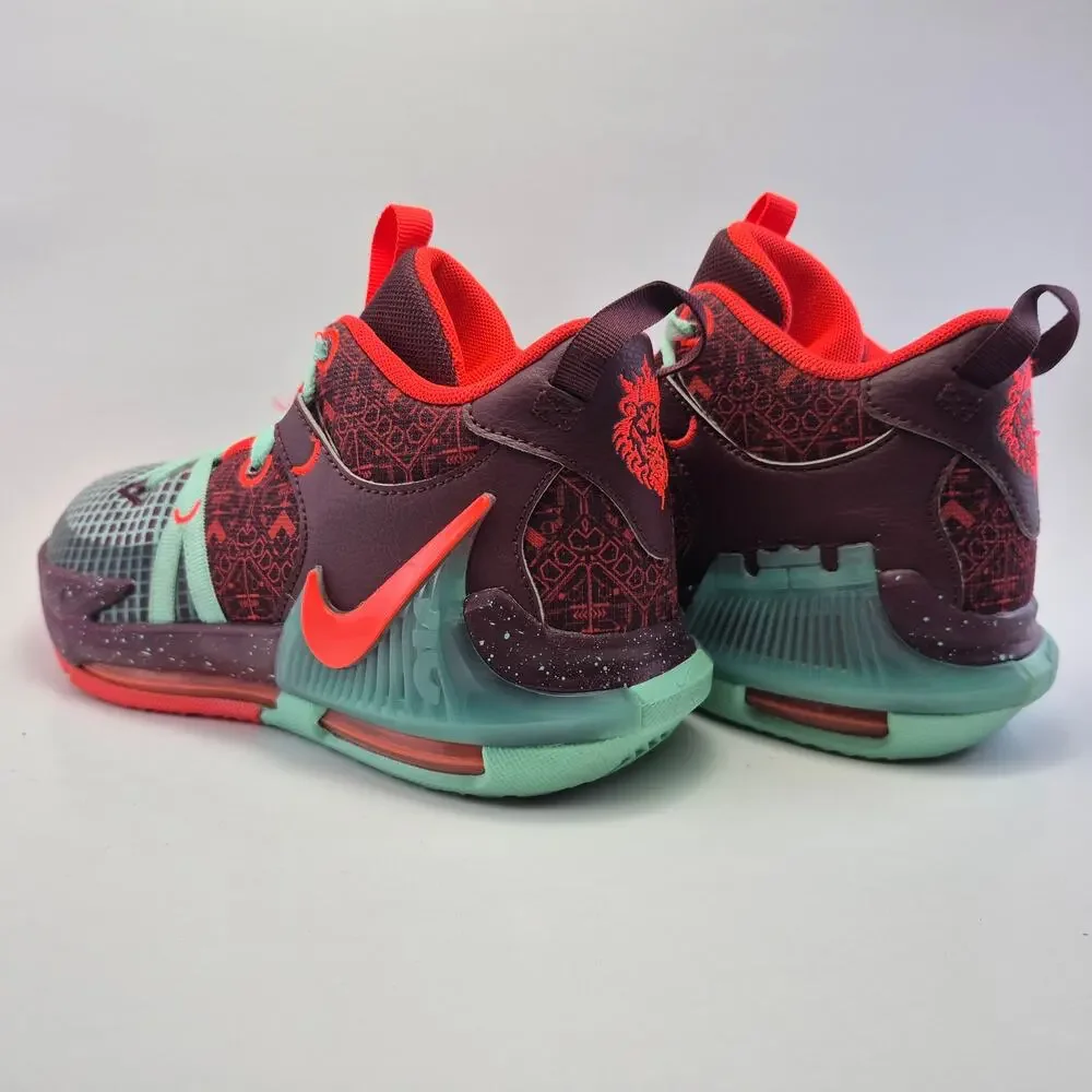 NIKE Lebron Witness 7 SE GS "Team Red Jade" Shoes Youth Size 5Y - Picture 10 of 12